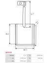 Indítómotorok keféi - SB5030