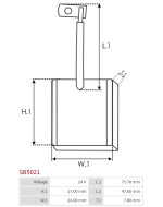 Indítómotorok keféi - SB5021