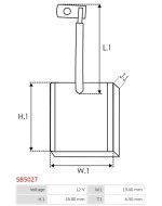 Indítómotorok keféi - SB5027