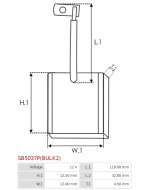 Indítómotorok keféi - SB5037P(BULK2)