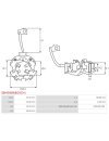 Indítómotorok kefetartói - SBH0008(BOSCH)