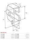 Indítómotor kefék befogói - SBHP0010S