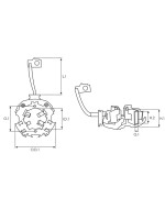 Indítómotorok kefetartói - SBH0039(BOSCH)