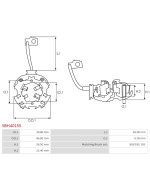 Indítómotorok kefetartói - SBH4015S