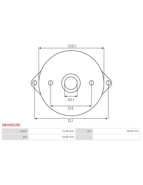 Hátsó fedelek - SBH6019S