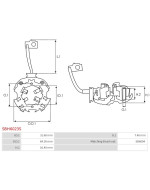 Indítómotorok kefetartói - SBH6023S