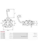 Indítómotorok kefetartói - SBH9006