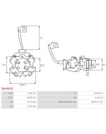 Indítómotorok kefetartói - SBH9031