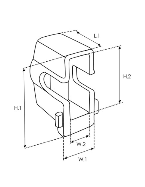 Indítómotor kefék befogói - SBHP0002