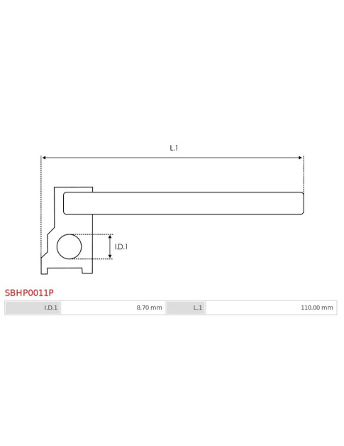 Indítómotor kefetartók csatlakozói - SBHP0011P