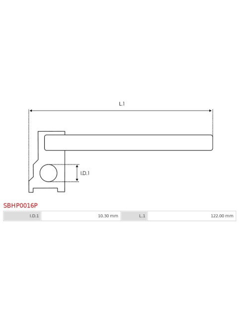 Indítómotor kefetartók csatlakozói - SBHP0016P