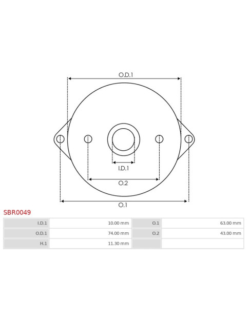 Hátsó fedelek - SBR0049