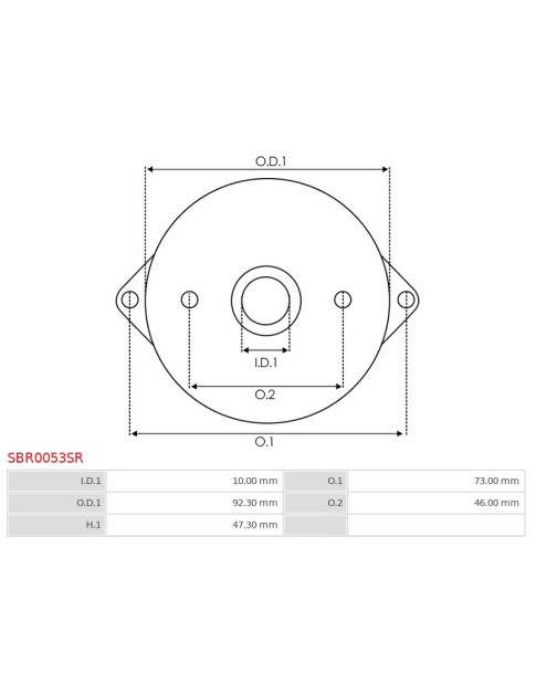 Hátsó fedelek - SBR0053SR