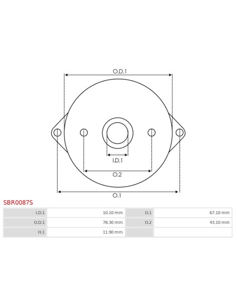 Hátsó fedelek - SBR0087S