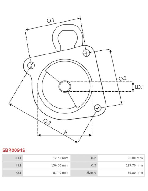 Indítómotor házai - SBR0094S