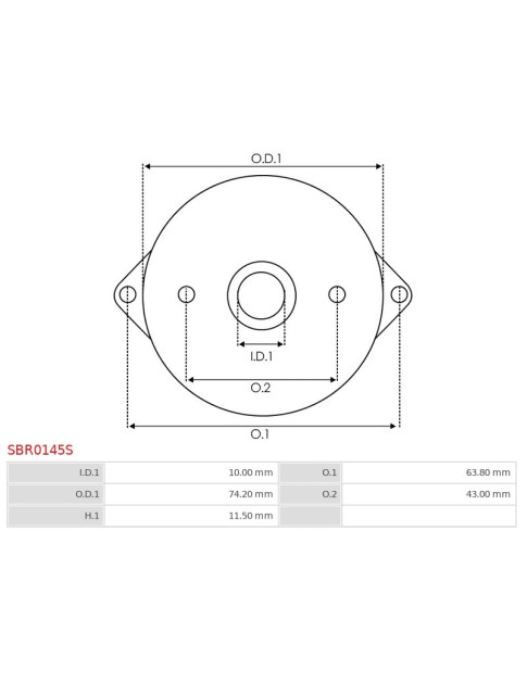 Hátsó fedelek - SBR0145S