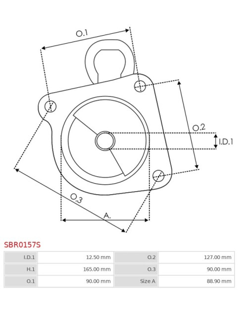 Indítómotor házai - SBR0157S