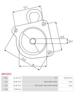 Indítómotor házai - SBR3003