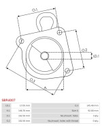 Indítómotor házai - SBR4007
