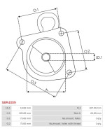 Indítómotor házai - SBR4009