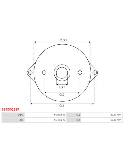 Hátsó fedelek - SBR5016SR