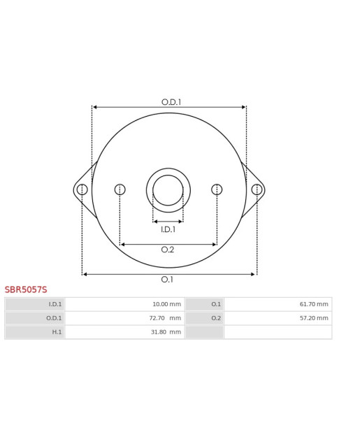 Hátsó fedelek - SBR5057S