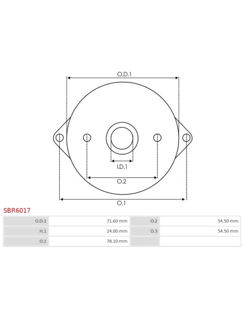 Hátsó fedelek - SBR6017