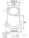 Indítómotorok perselyei - SBU9109(BULK)