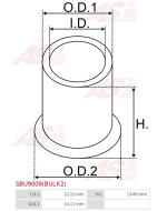 Indítómotorok perselyei - SBU9009(BULK2)