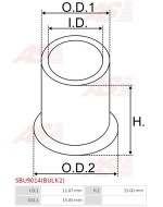 Indítómotorok perselyei - SBU9014(BULK2)