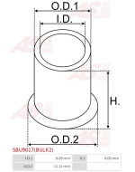 Indítómotorok perselyei - SBU9017(BULK2)