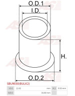 Indítómotorok perselyei - SBU9030(BULK2)