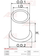 Indítómotorok perselyei - SBU9032(BULK2)