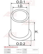 Indítómotorok perselyei - SBU9169S(BULK2)