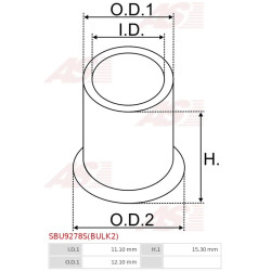 Indítómotorok perselyei - SBU9278S(BULK2)