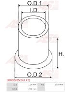 Indítómotorok perselyei - SBU9278S(BULK2)