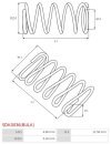 Indítómotor bendixek rugói - SDK0036(BULK)