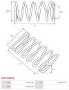 Indítómotor bendixek rugói - SDK0060S