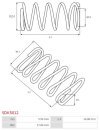 Indítómotor bendixek rugói - SDK5012