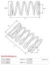 Indítómotor bendixek rugói - SDK5026S(BULK)