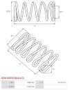 Indítómotor bendixek rugói - SDK5055S(BULK2)