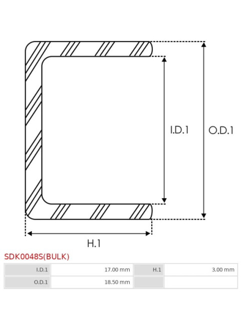 Bendix zárógyűrűk - SDK0048S(BULK)