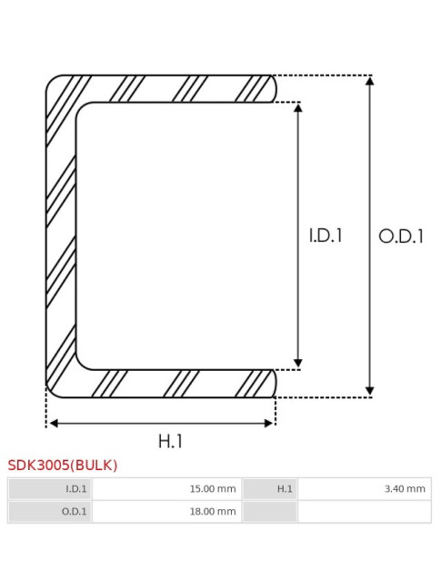 Bendix zárógyűrűk - SDK3005(BULK)