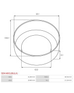 Indítómotor bendixek kupakjai - SDK4001(BULK)