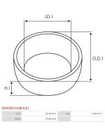 Indítómotor záró karimák - SDK5021S(BULK)