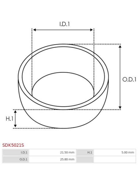 Indítómotor záró karimák - SDK5021S