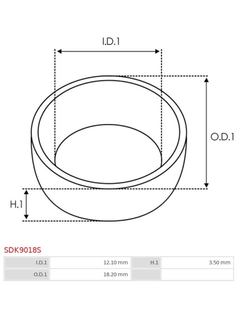 Indítómotor záró karimák - SDK9018S