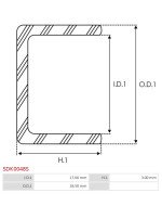 Bendix zárógyűrűk - SDK0048S