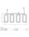 Indítómotor tekercselései - SF1017S