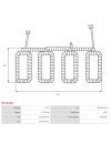 Indítómotor tekercselései - SF4010S